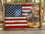 EOD Wood Flag - Oberle's