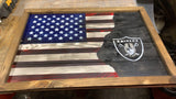 Ohio State, Wood Flag, Collectable, Wall Hanging, America, NFL, College, Football Sports - Oberle's