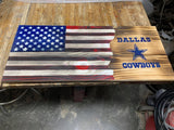 Ohio State, Wood Flag, Collectable, Wall Hanging, America, NFL, College, Football Sports - Oberle's