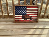 Bison Wooden Flag - Oberle's